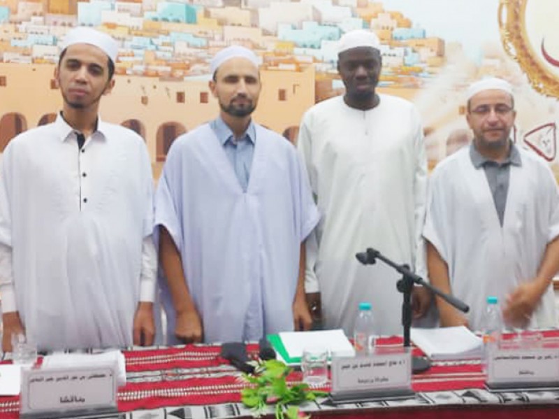 مناقشة رسالة التخرج لنيل شهادة الماستر تخصص الفقه وأصوله، للطالب توري موسى بن إبراهيم من دولة مالي.