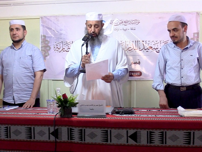 مناقشة مذكرة ليسانس في تخصص علم النفس التربوي للطالبة: فتيحة بنت إبراهيم تحت الأرض